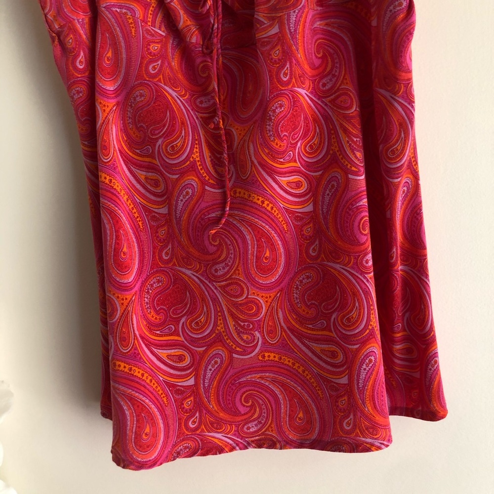 Banana Republic Paisley Tank Top Size L - Picture 4 of 15
